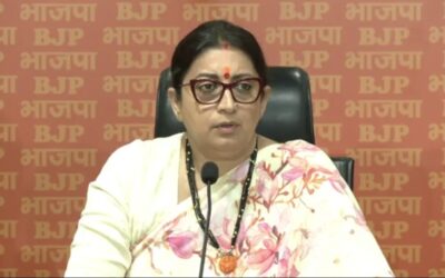Union Minister Smriti Irani Accuses AAP Leader Manish Sisodia of Corruption