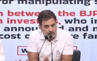 Rahul Gandhi Accuses BJP Leaders of Stock Market Manipulation Ahead of Elections