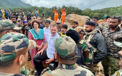 Heartbreaking Scenes in Wayanad: Rahul Gandhi Stands with the Victims