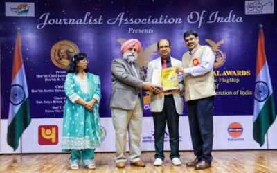 B. R. Abdul Wajid Honored with 30th Journalist Association of India ‘Global Award’ for Digital Media
