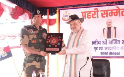 Union Home Minister Amit Shah Pays Tribute to BSF’s Bravery in Jammu & Kashmir, Says Every Child in India is Proud of Them.