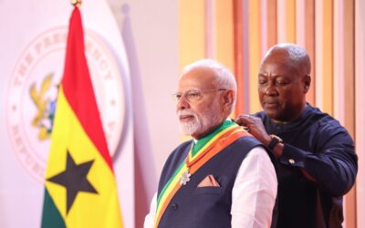 Prime Minister Narendra Modi Honoured with Ghana’s Highest Civilian Award