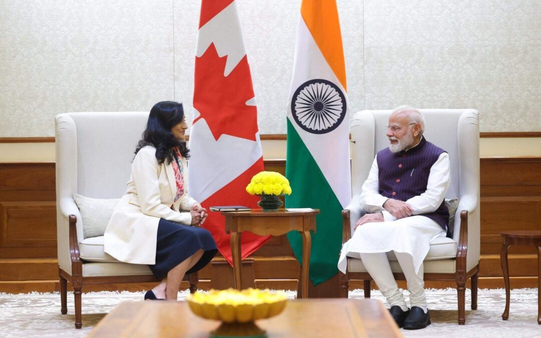 PM Modi Meets Canadian Foreign Minister Anita Anand; Both Nations Agree on Ambitious Roadmap for Stronger Ties