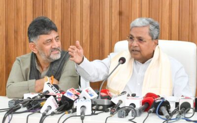 CM Siddaramaiah and D.K. Shivakumar Show Unity After Breakfast Meeting, Discuss Strategy for 2028 Elections