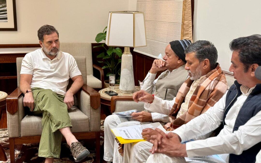 Opposition Leader Rahul Gandhi Promises to Raise Delhi Village Land Issue in Parliament