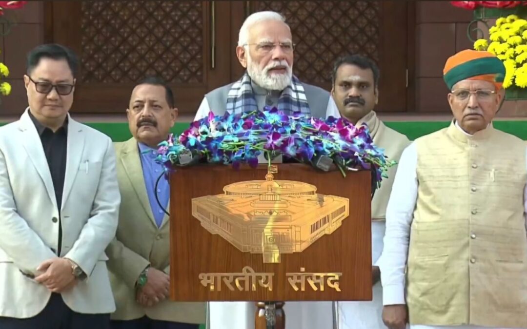Winter Session 2025  –  “Parliament Should Be for Policy, Not Drama” Says PM Narendra Modi