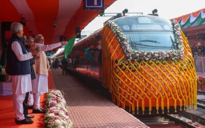 PM Narendra Modi Flags Off Modern Vande Bharat Sleeper and Amrit Bharat Trains in Bengal
