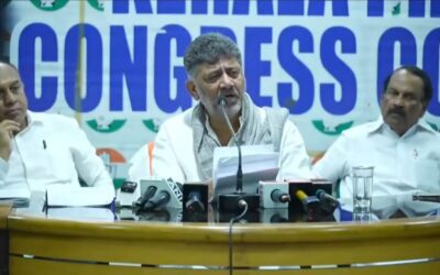 “No Development in 10 Years”: DK Shivakumar Targets Kerala CM Pinarayi Vijayan at Thiruvananthapuram Press Meet