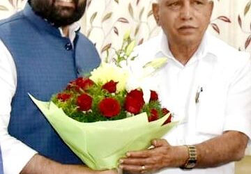 Dr. Aslam Gurukkal Extends Wishes to B. S. Yediyurappa on 50 Years of Political Journey