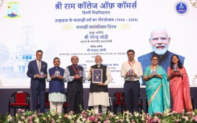 PM Modi Attends Centenary Celebrations of Shri Ram College of Commerce, Says India Is Moving Forward at a New Pace